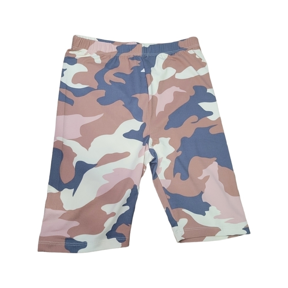 Zenana High Waist Butter Camo Biker Shorts - Picture 6 of 10